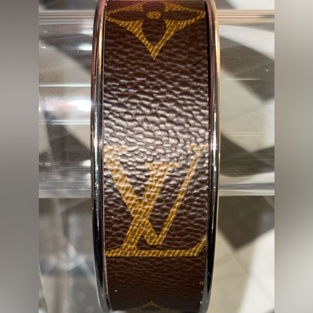 LV monogram cuff bracelet